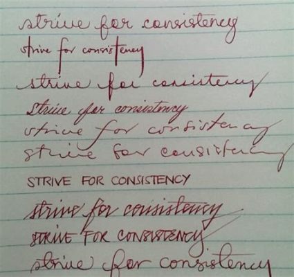 how to improve print handwriting and the importance of consistency in daily life